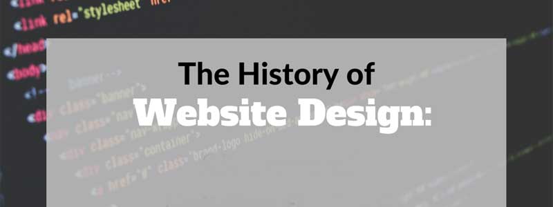 تاریخچه طراحی سایت چیست؟